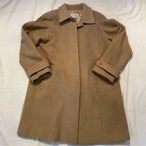 Classic Camel Wool Coat